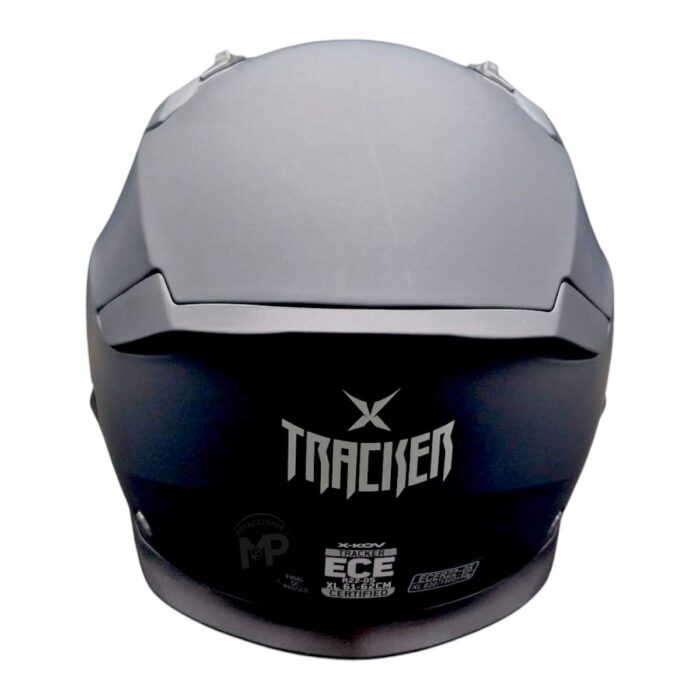 X-kov Casco Tracker Negro Mate Original - Imagen 5