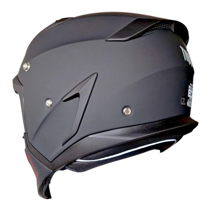 X-kov Casco Tracker Negro Mate Original - Imagen 3