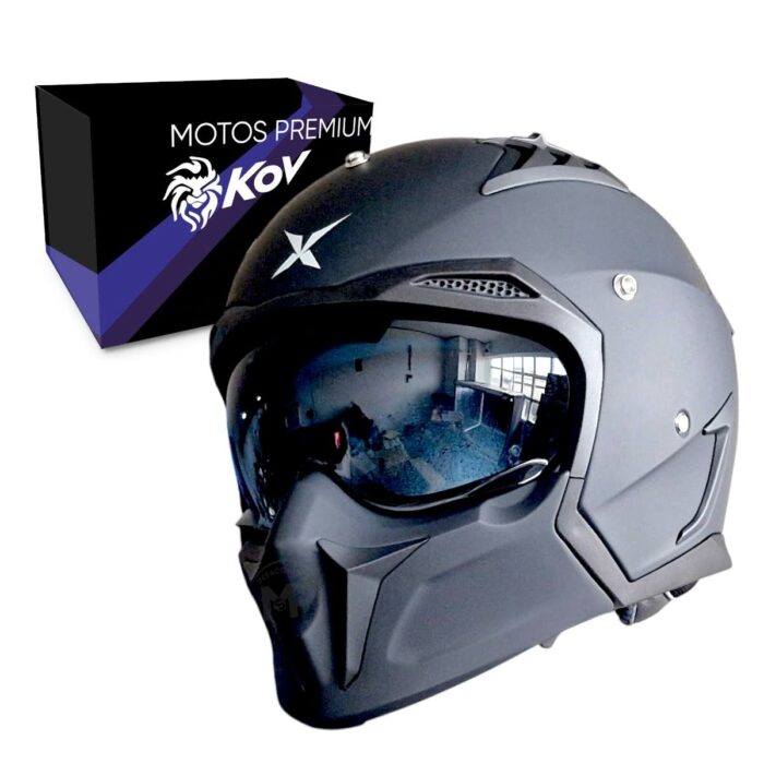 X-kov Casco Tracker Negro Mate Original