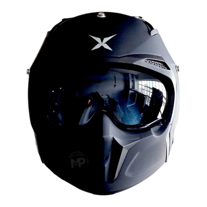 X-kov Casco Tracker Negro Mate Original - Imagen 6