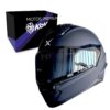 X-kov Casco Magneto Negro Solido Mate Xl Original