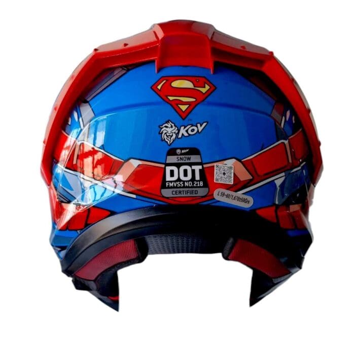 Dc Casco Snow Superman 2.0 Azul L Kov Original - Imagen 5