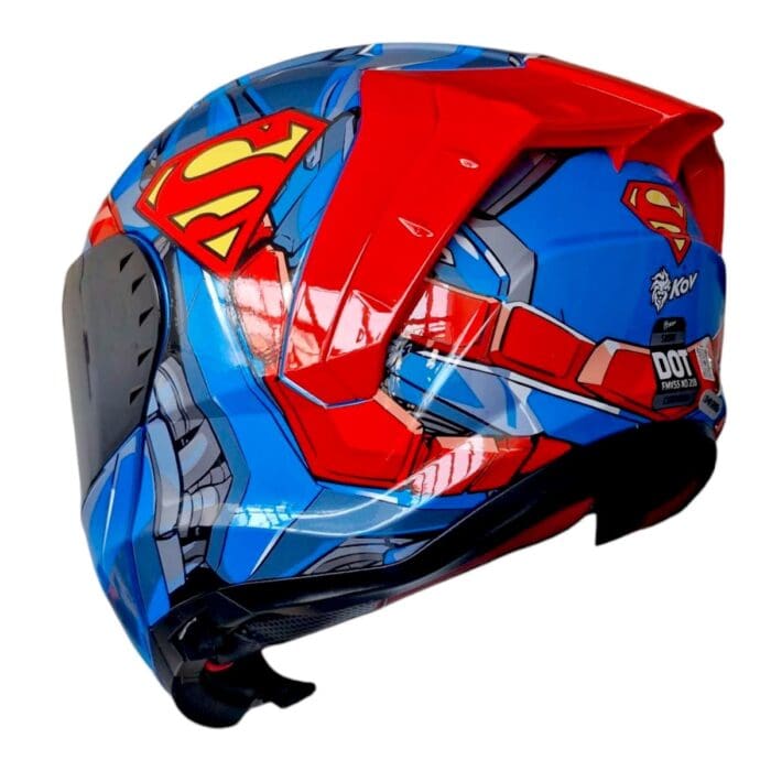 Dc Casco Snow Superman 2.0 Azul L Kov Original - Imagen 3