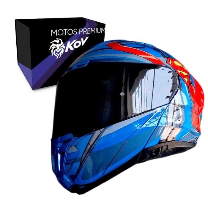 Dc Casco Snow Superman 2.0 Azul L Kov Original