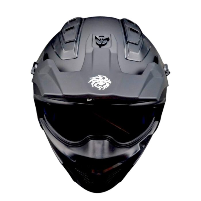 Casco Rock-o Solido Negro Mate Kov Original - Imagen 6