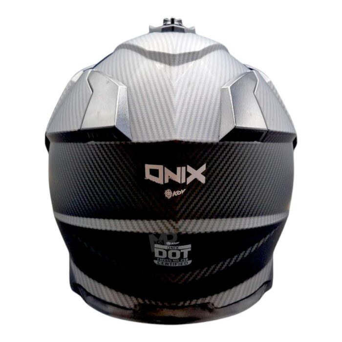 Casco Onix Carbon Negro Kov Original - Imagen 9
