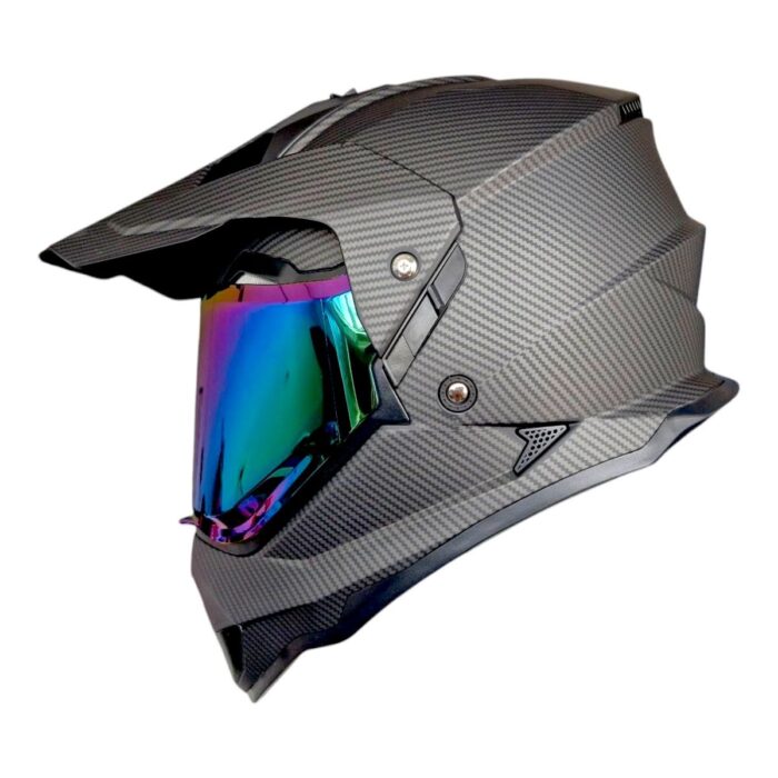 Casco Onix Carbon Negro Kov Original - Imagen 2