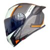 Casco Thunder Revenge Naranja Kov Original - Imagen 2