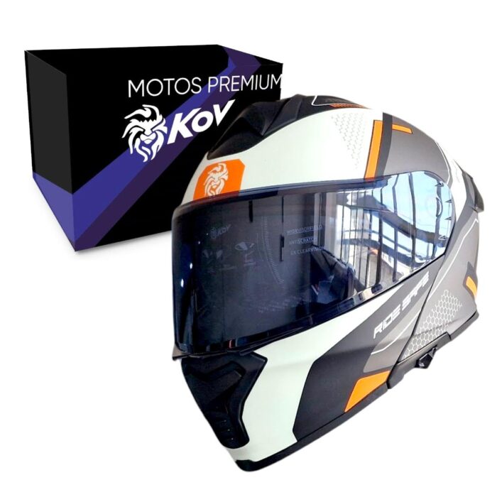 Casco Thunder Revenge Naranja Kov Original