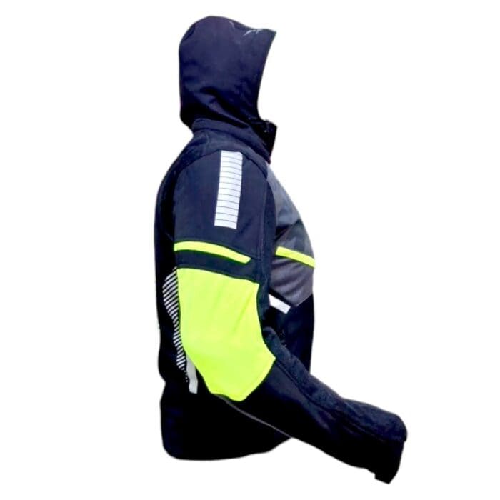 Chamarra Textil Hyper Con Proteccion Negro Kov Original - Imagen 3