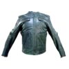 Chamarra Piel Sin Protecciones K-force Verde M Kov Original - Imagen 6