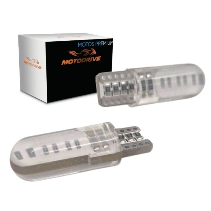 Foco Tipo Pellizco Motodrive 12 LED COB Azul Canbus