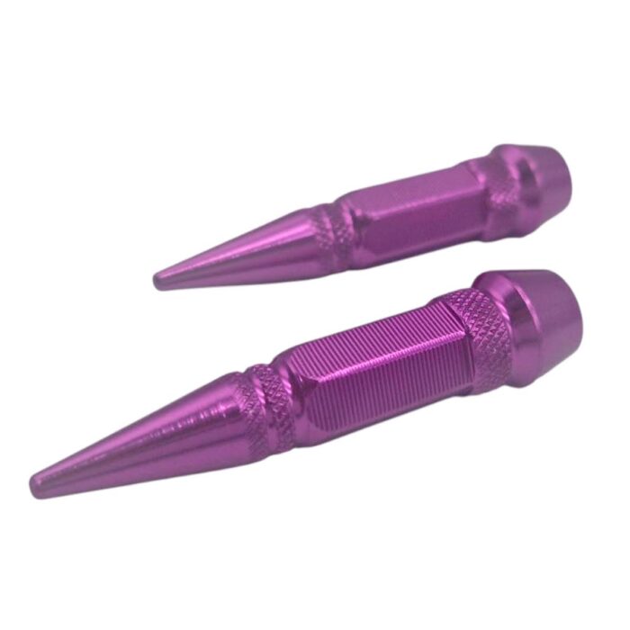 Tapon Decorativo Para Válvula En Forma De Punta Púrpura - Imagen 2